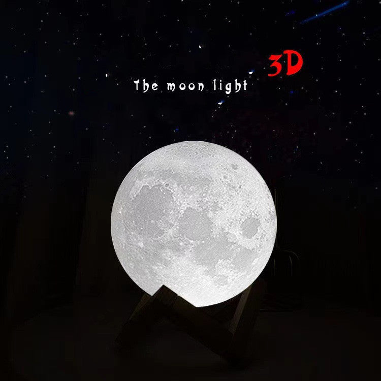 Rechargeable 3D Print Moon Lamp