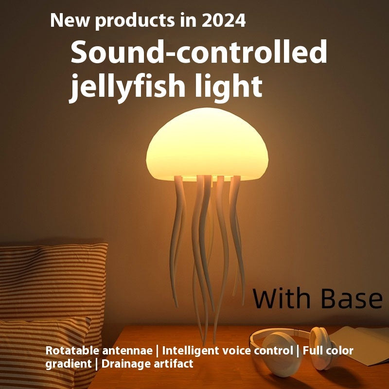 LED swimming jellyfish night light