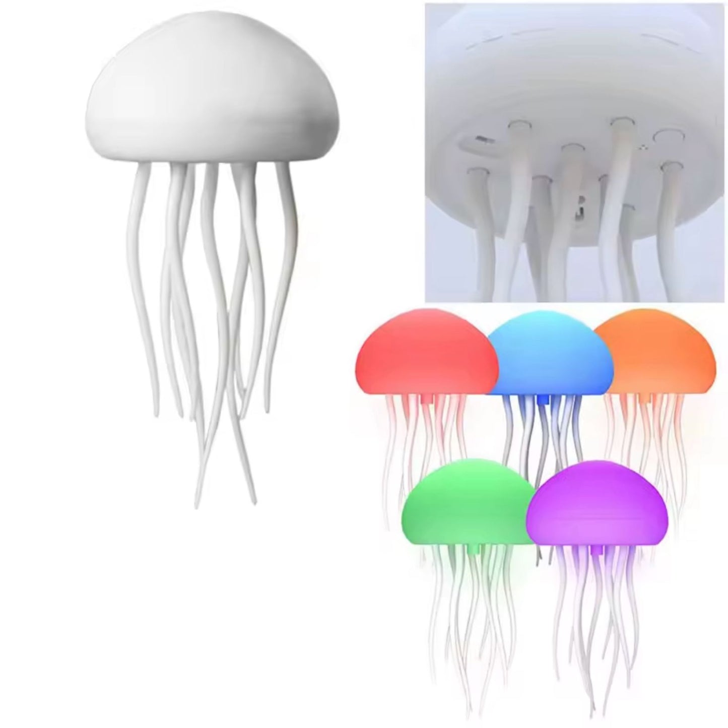 LED swimming jellyfish night light