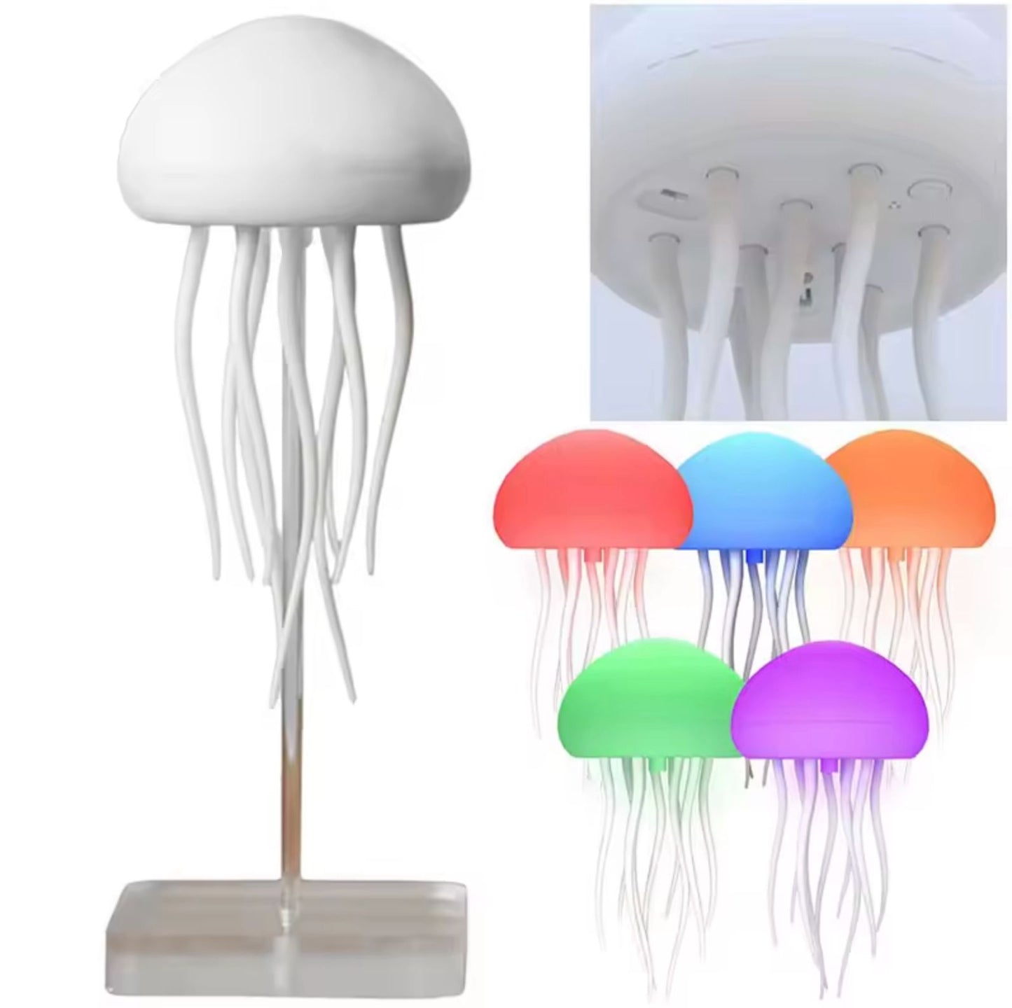 LED swimming jellyfish night light