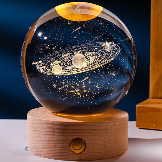 LuceNest 3D Small Crystal Ball Night Light