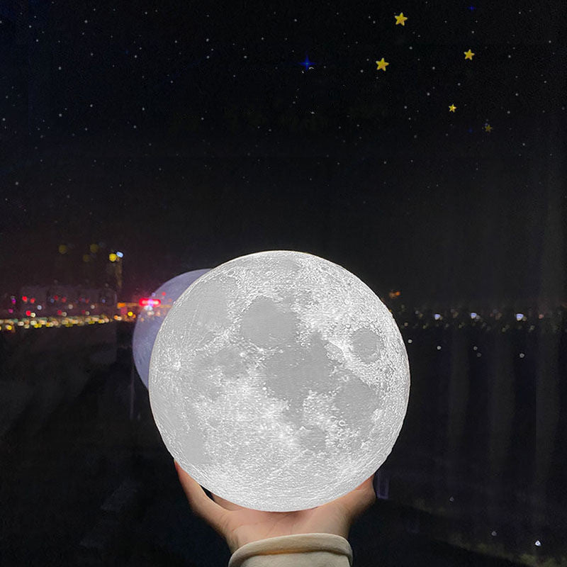 Rechargeable 3D Print Moon Lamp