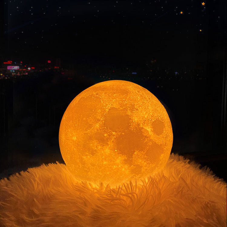 Rechargeable 3D Print Moon Lamp